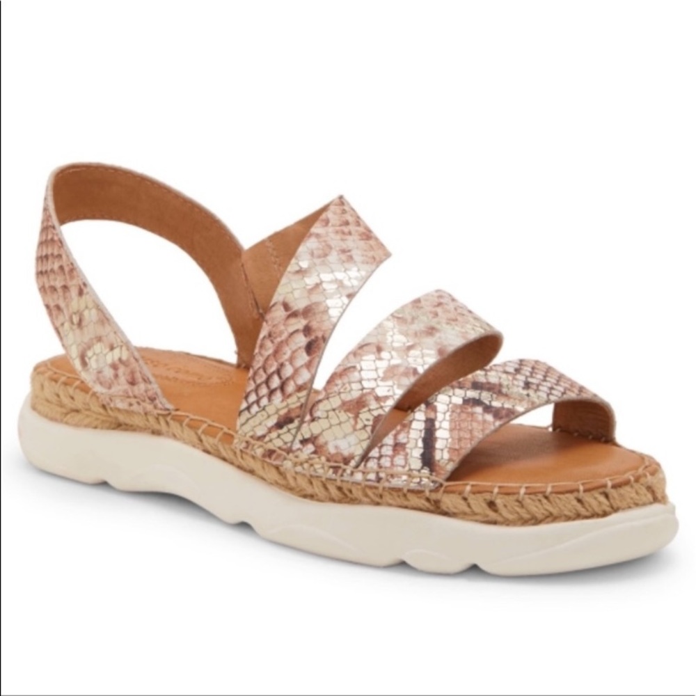 Corso Como Espadrille Snake Print Sandal